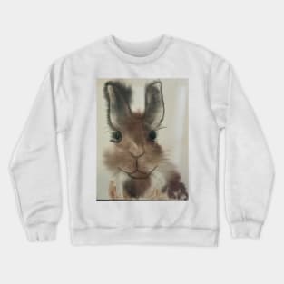 Chocolate easter bunny dark brown Crewneck Sweatshirt